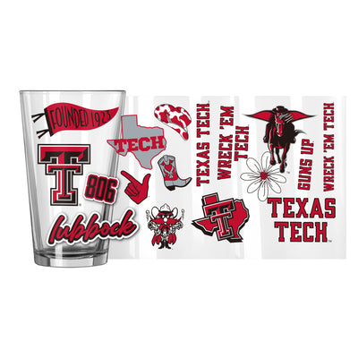 Texas Tech 16oz Native Pint Glass