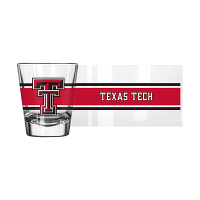 Texas Tech 2oz Stripe Shot Glass