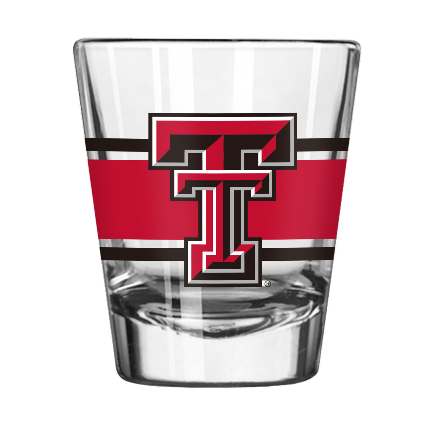 Texas Tech 2oz Stripe Shot Glass