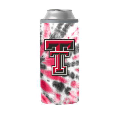 Texas Tech 12oz Tie Dye Slim Can Coolie