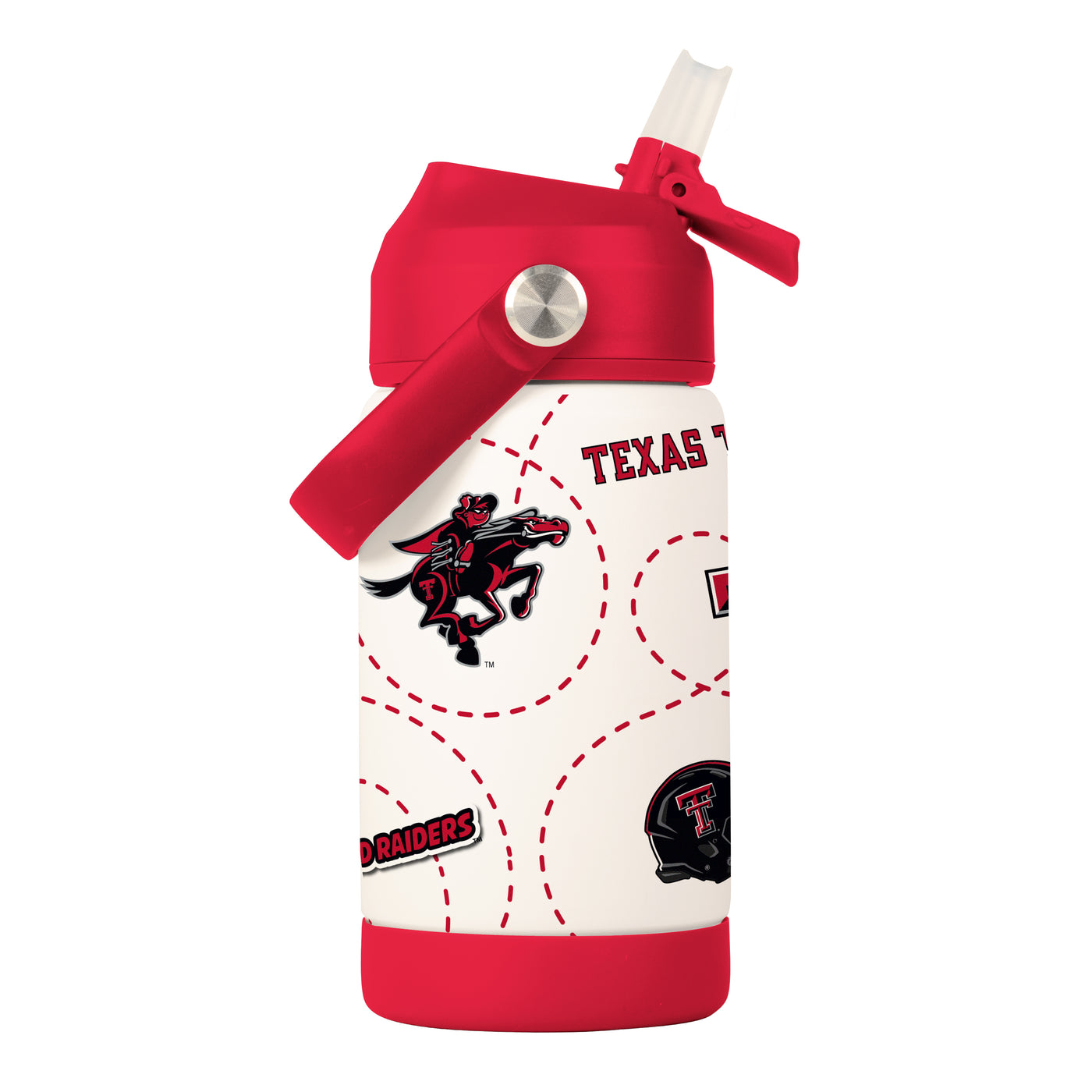 Texas Tech 12oz Mascot SS Kids Bottle