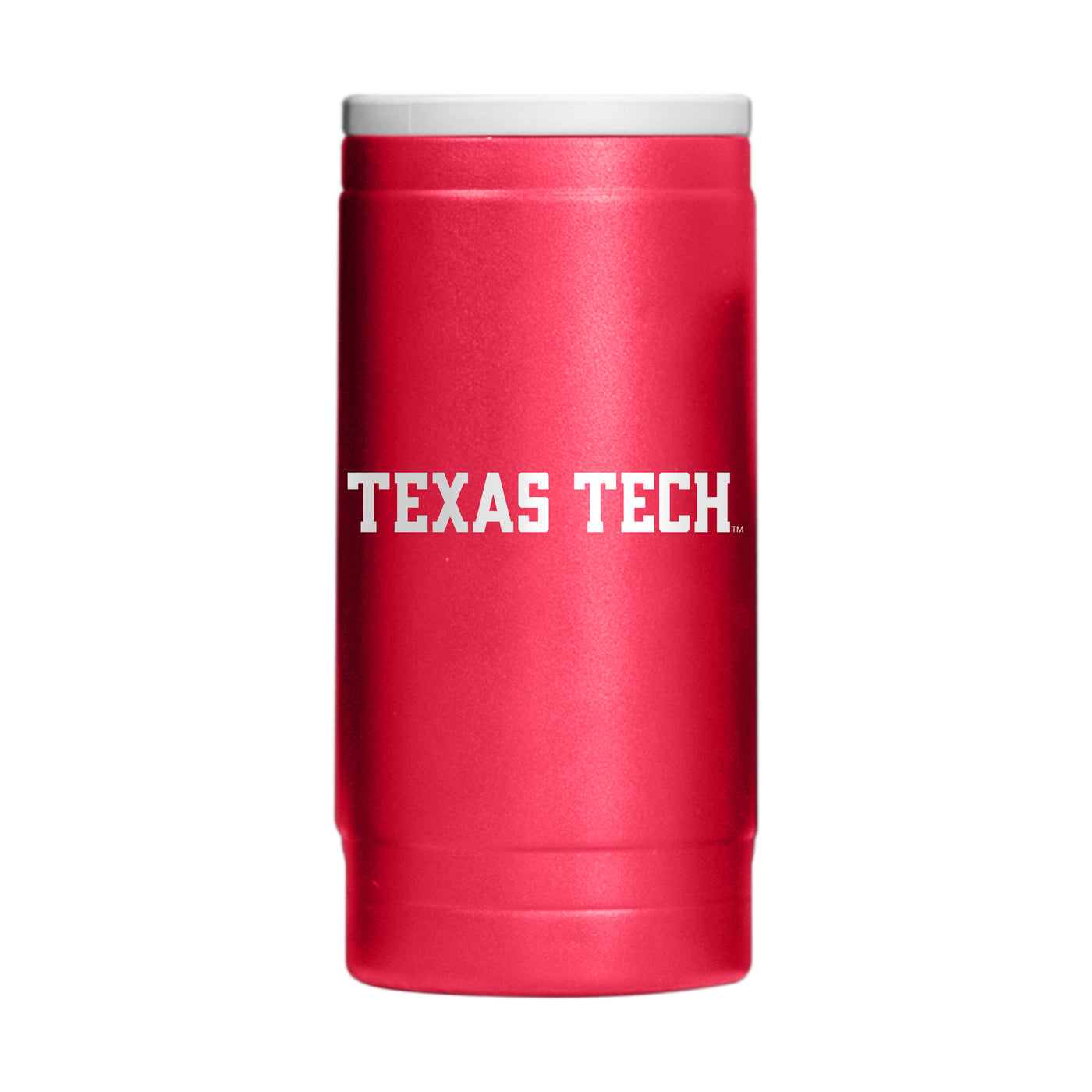 Texas Tech Flipside Powder Coat Slim Can Coolie - Logo Brands