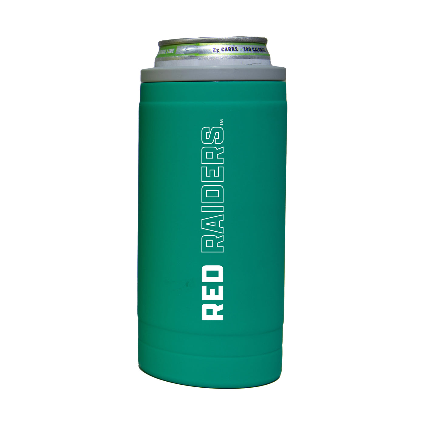 Texas Tech 12oz Optic Stacked Soft Touch Slim Coolie