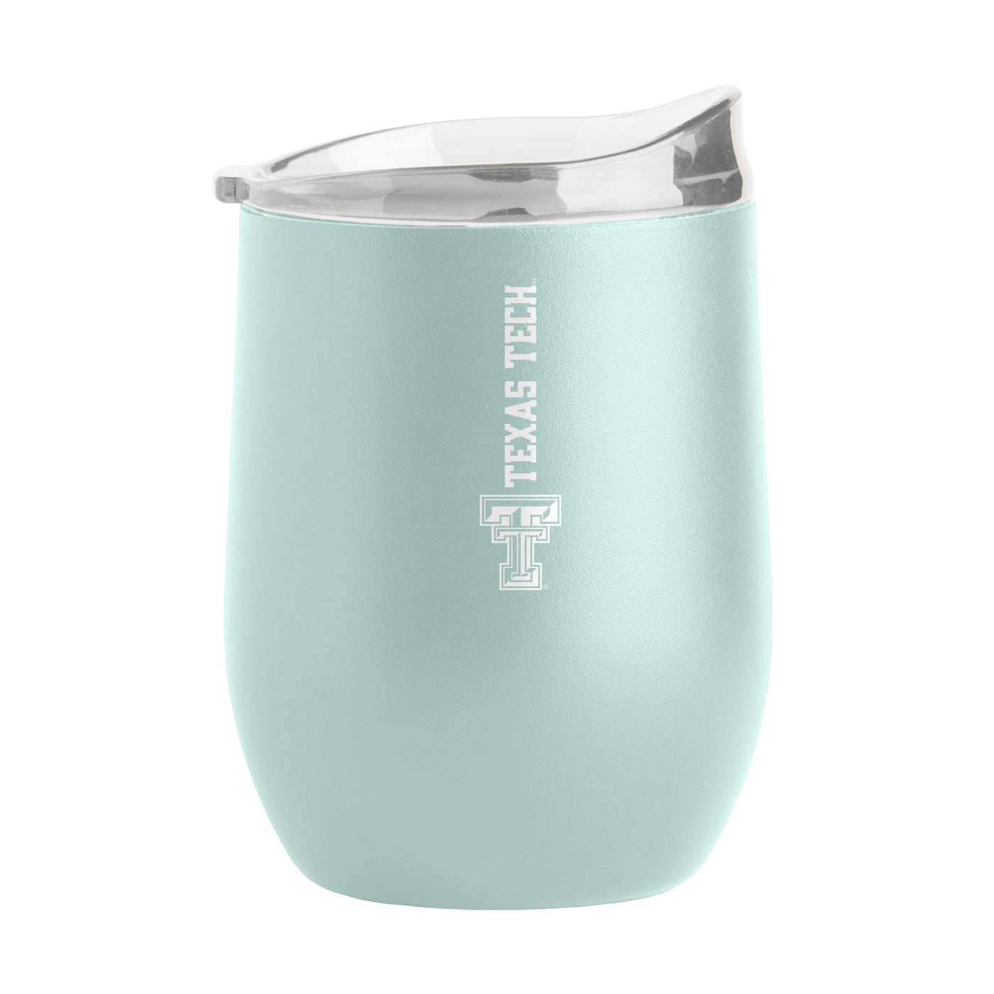 Texas Tech 16oz Vertical Powder Coat Curved Beverage - Logo Brands
