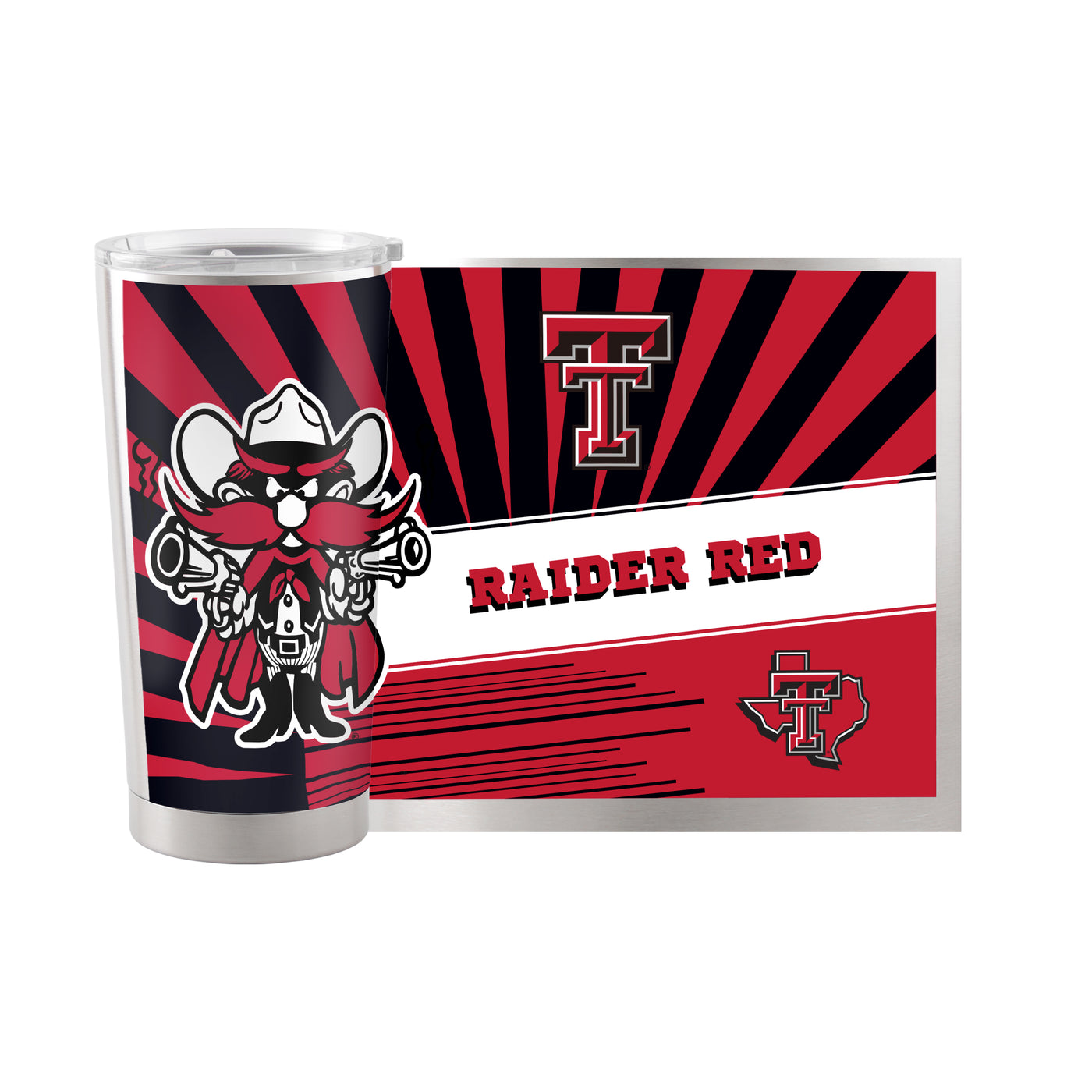 Texas Tech 20oz Mascot Stainless Tumbler