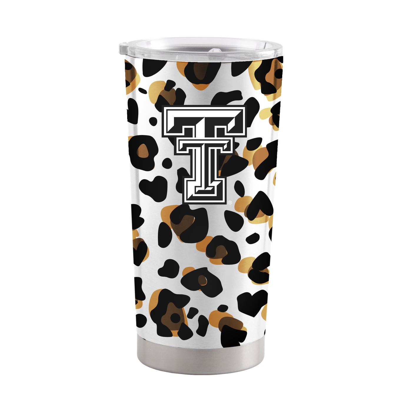Texas Tech 20oz Neutral Leopard Stainless Steel Tumbler