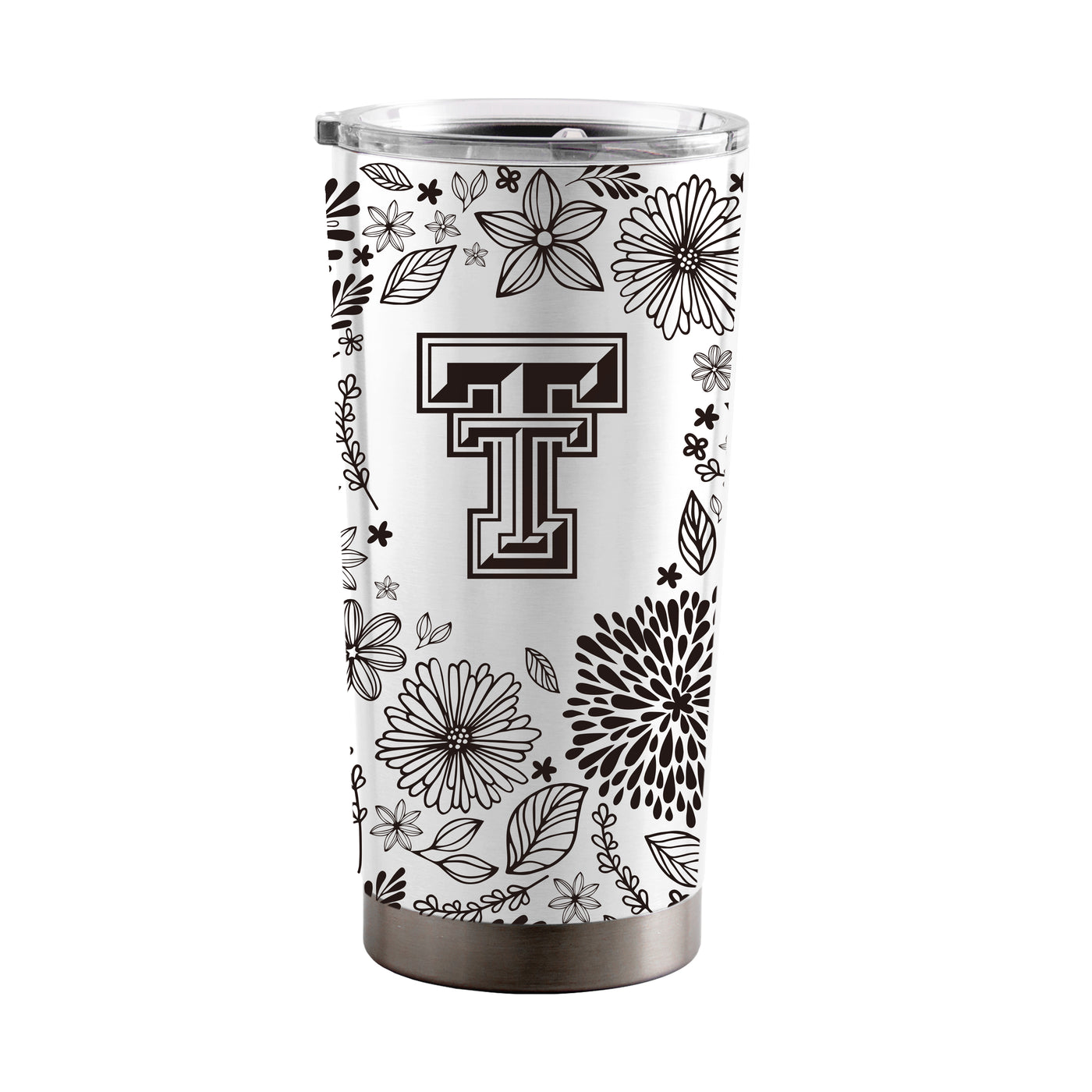 Texas Tech 20oz Botanical Stainless Steel Tumbler