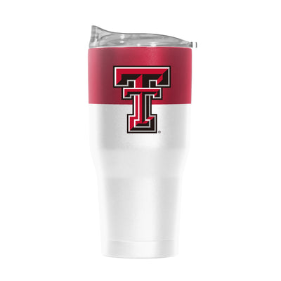 TX Tech 30oz Colorblock White Powder Coat Tumbler