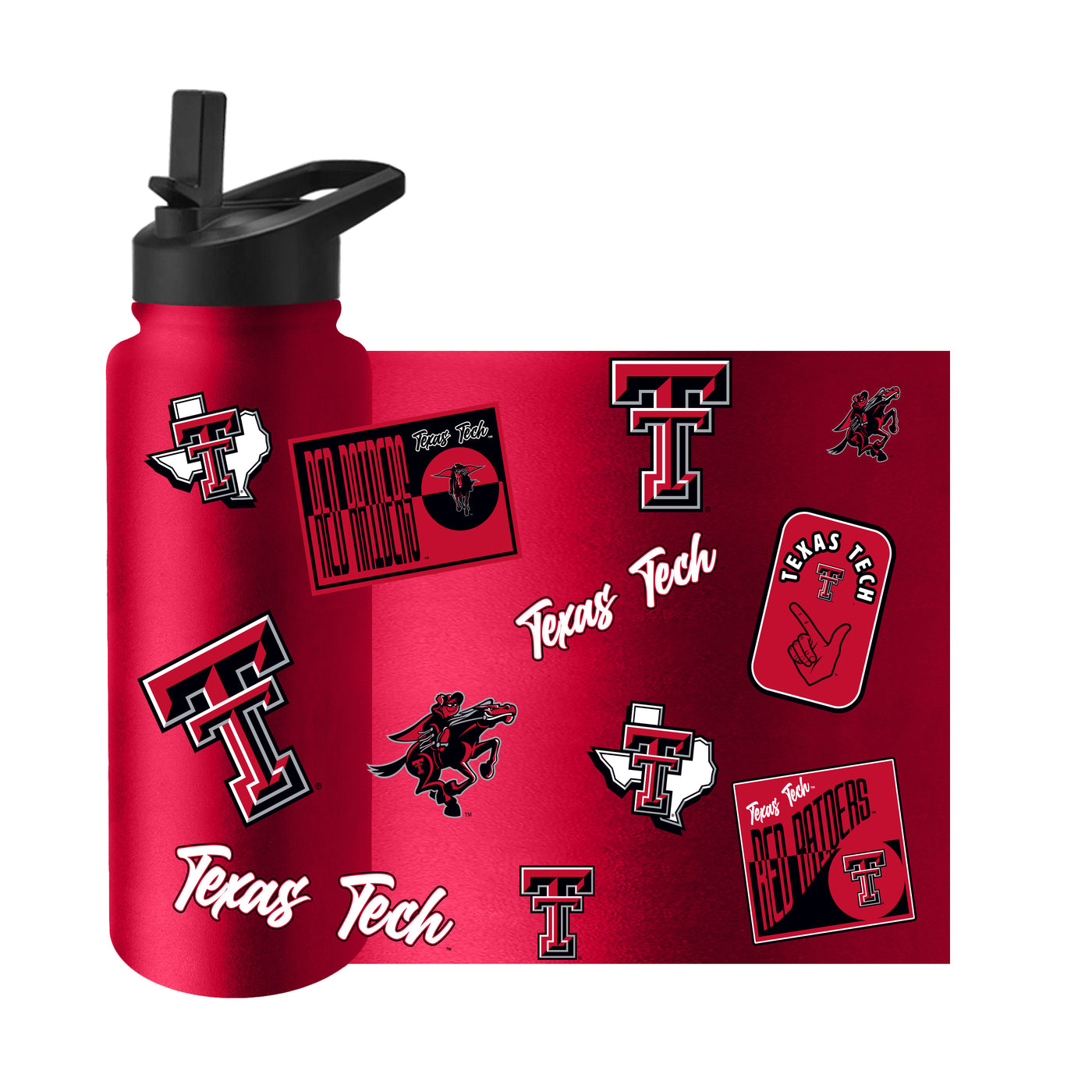 Texas Tech 34oz Dreamweave Quencher Bottle