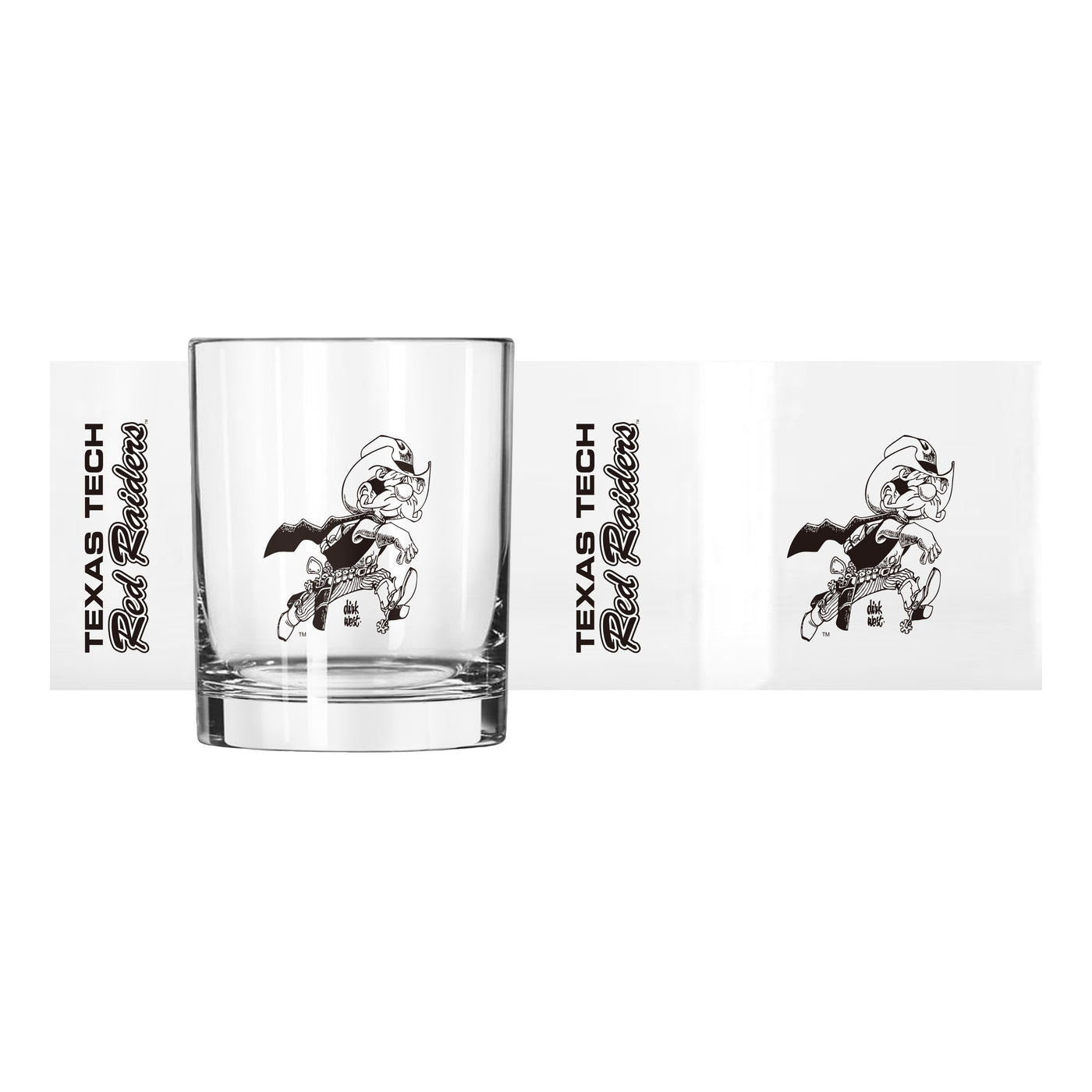 Texas Tech Vault 14oz Gameday Rocks Glass