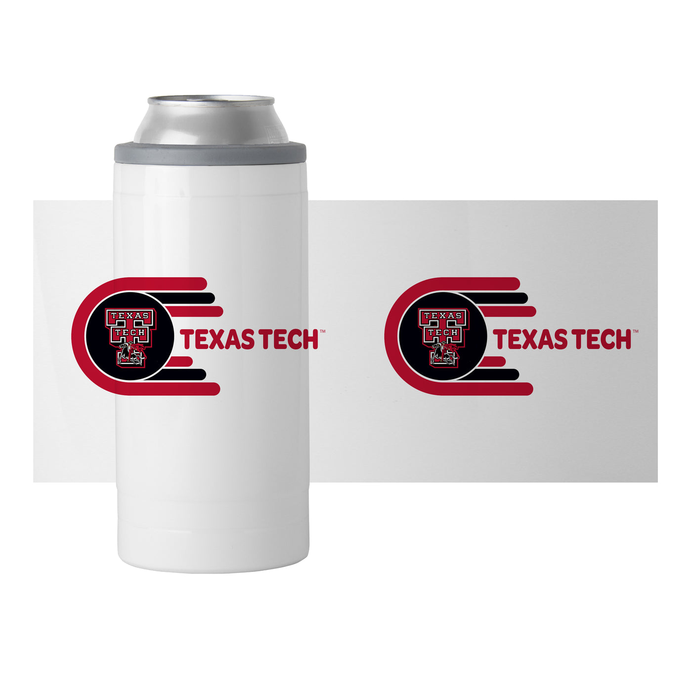Texas Tech 12oz Whirl Slim Can Coolie