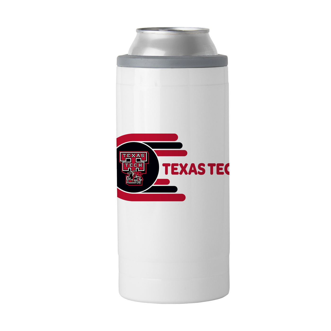 Texas Tech 12oz Whirl Slim Can Coolie