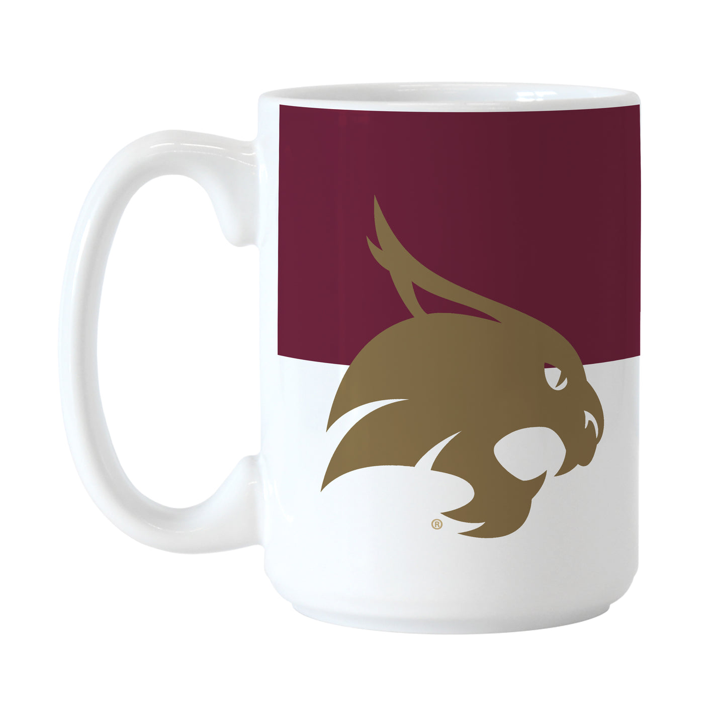 Texas State 15oz Colorblock Sublimated Mug