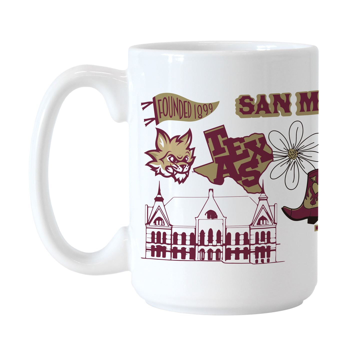 Texas State 15oz Native Sublimated Mug