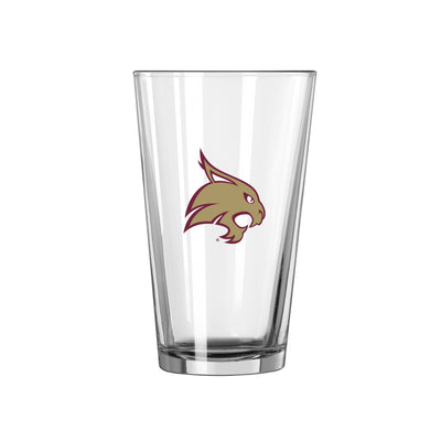 Texas State 16oz Logo Pint Glass - Logo Brands