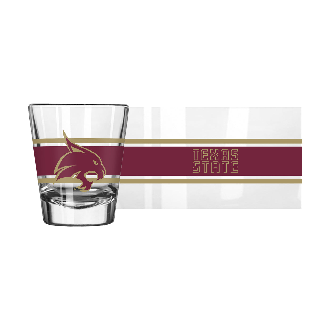 Texas State 2oz Stripe Shot Glass