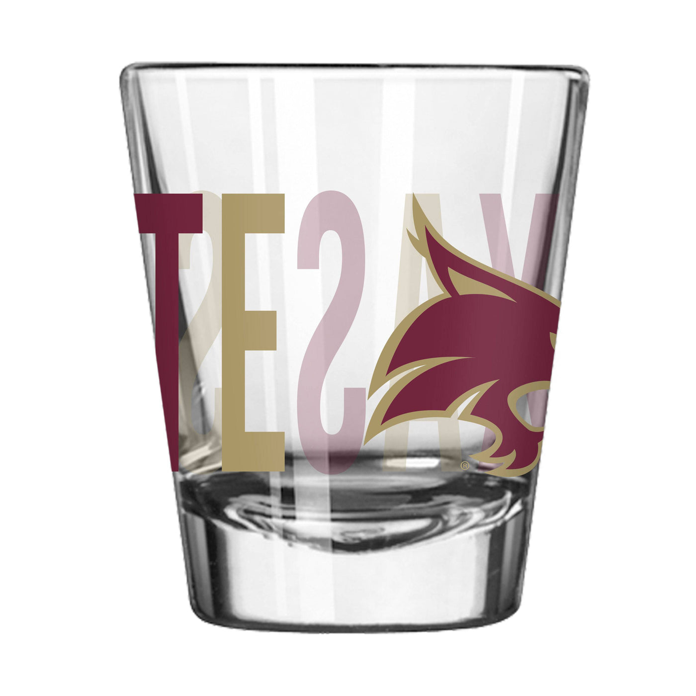 Texas State 2oz Overtime Shot Glass