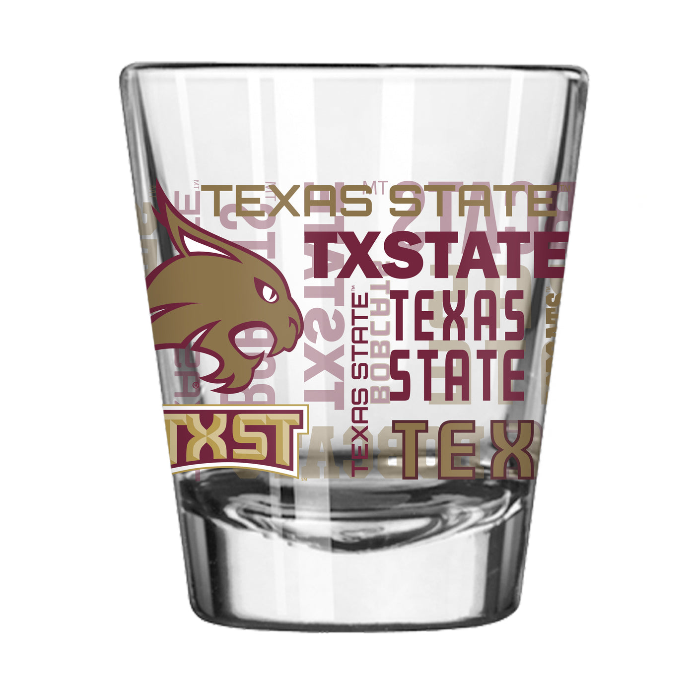 Texas State San Marcos 2oz Spirit Shot Glass