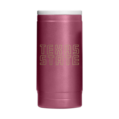 Texas State 12oz Flipside Powdercoat SlimCan Coolie