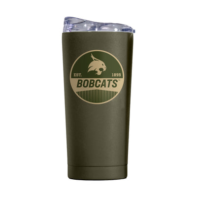 Texas State 20oz Olive Badge Powder Coat Tumbler