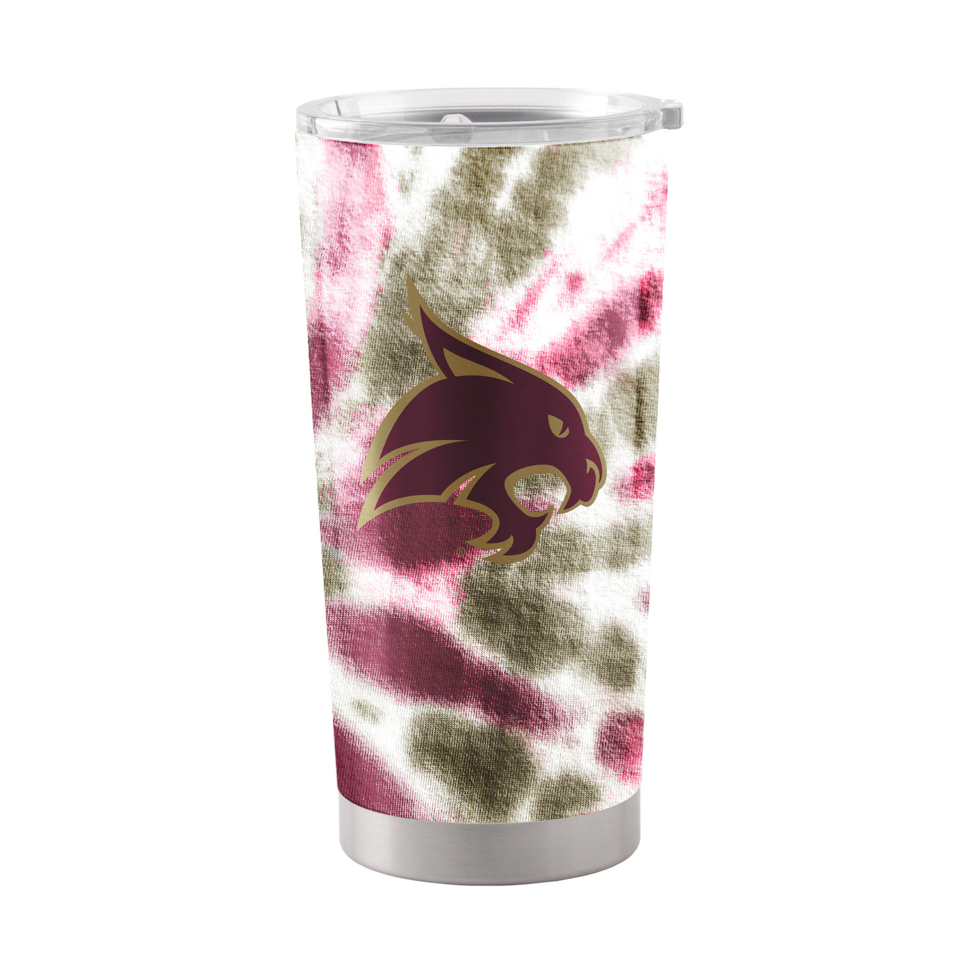 Texas State 20oz Tie Dye Stainless Steel Tumbler