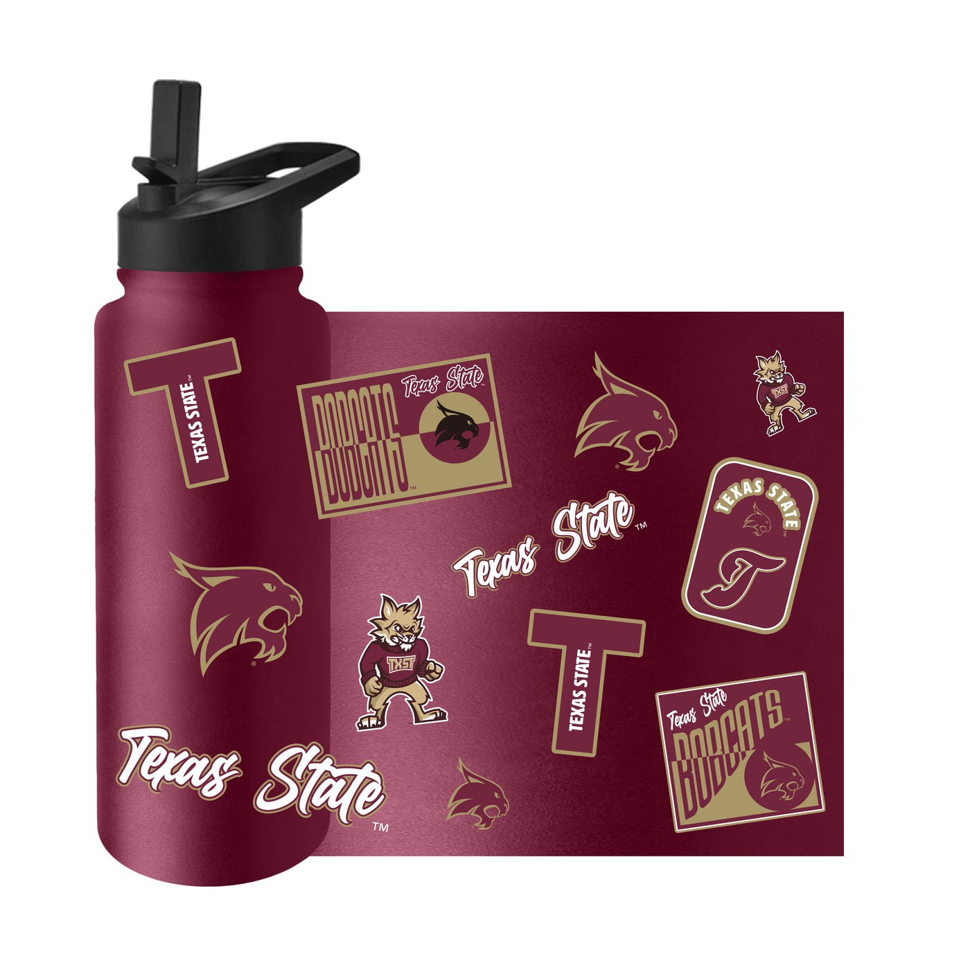 Texas State 34oz Dreamweave Quencher Bottle