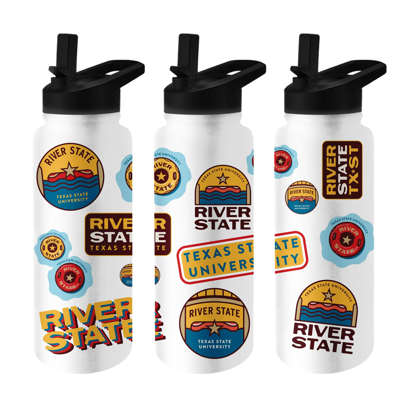 Texas State River State 34oz Native Quencher Bottle