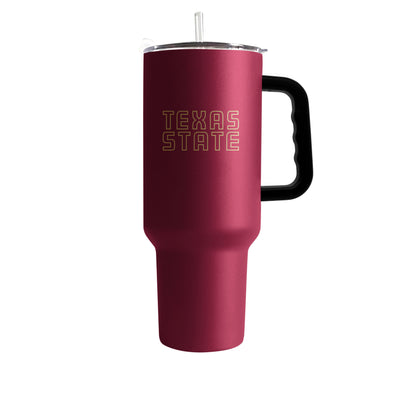 Texas State 40oz Flipside Powder Coat Tumbler - Logo Brands