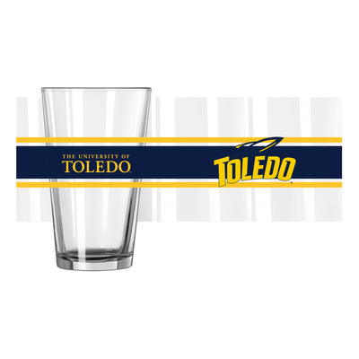 Toledo 16oz Stripe Pint Glass