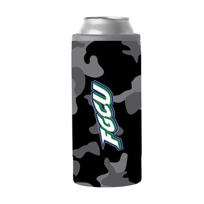 Florida Gulf Coast Black Camo 12oz Slim Can Coolie