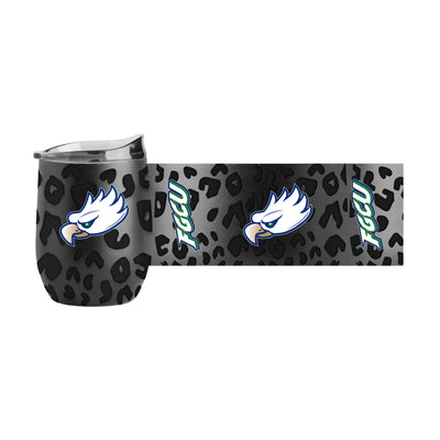 Florida Gulf Coast Leopard 16oz Black Powdercoat Curved Beverage