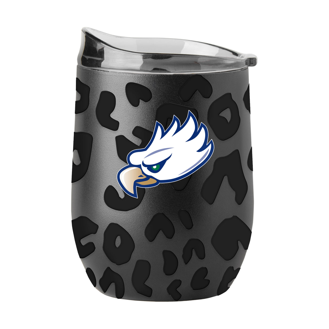 Florida Gulf Coast Leopard 16oz Black Powdercoat Curved Beverage