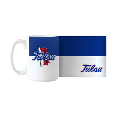 Tulsa 15oz Colorblock Sublimated Mug