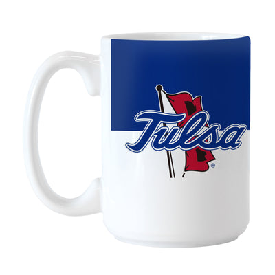 Tulsa 15oz Colorblock Sublimated Mug - Logo Brands