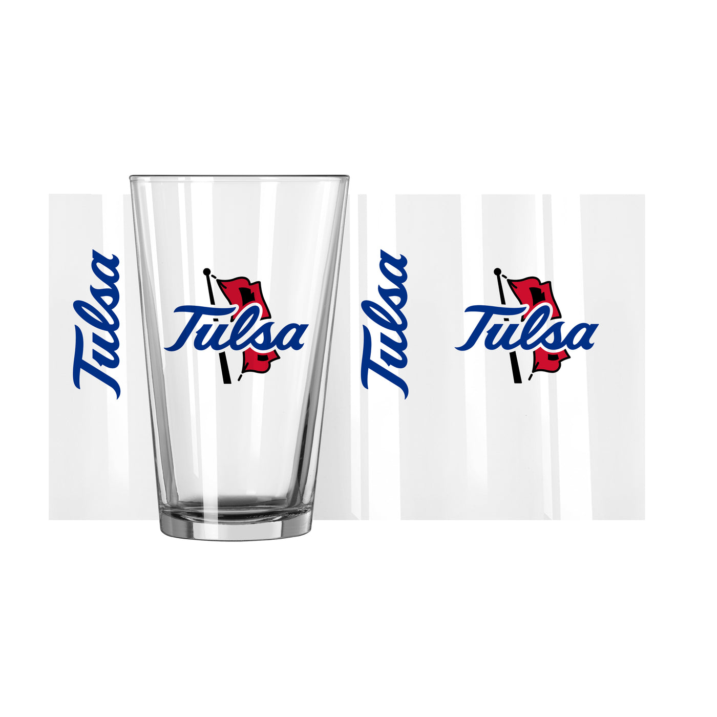 Tulsa 16oz Gameday Pint Glass