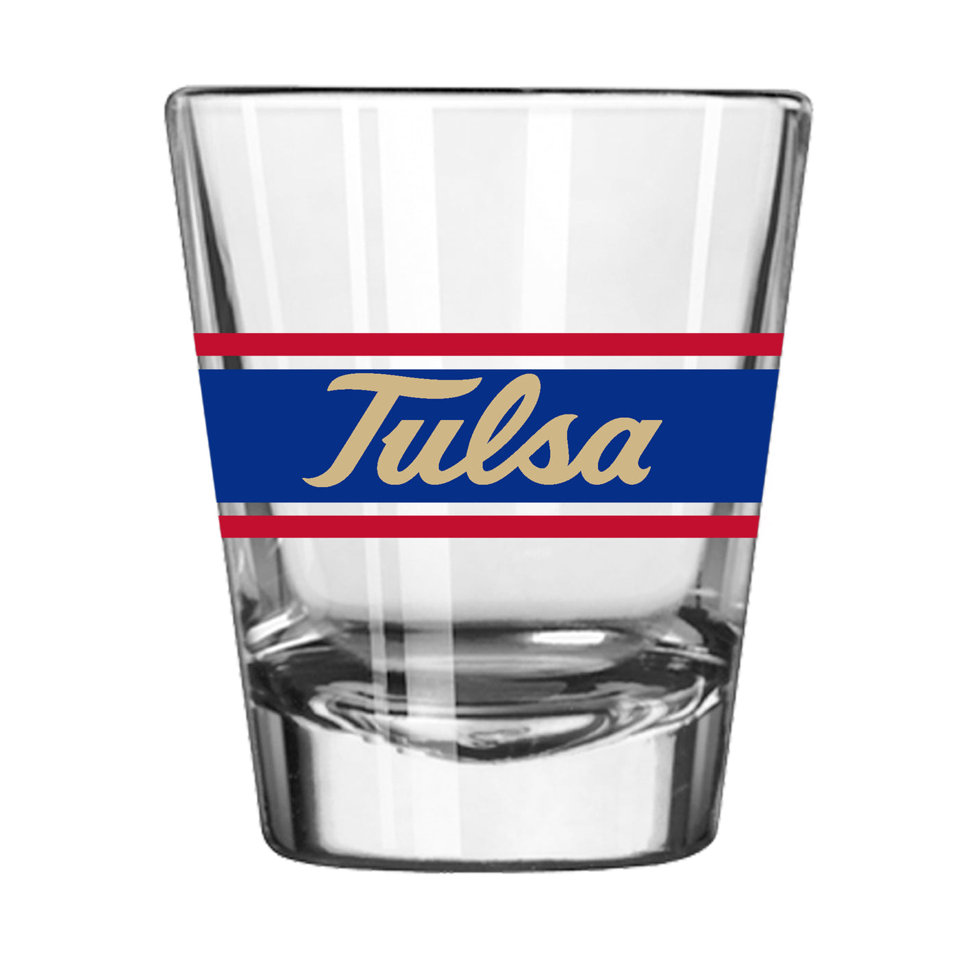 Tulsa 2oz Stripe Shot Glass