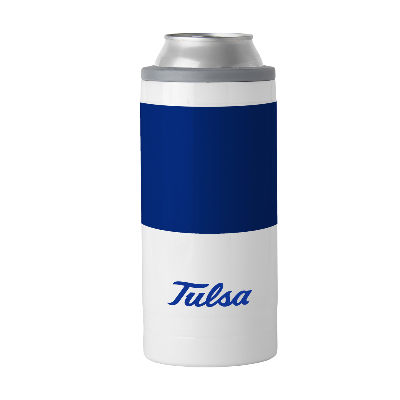 Tulsa 12oz Colorblock Slim Can Coolie