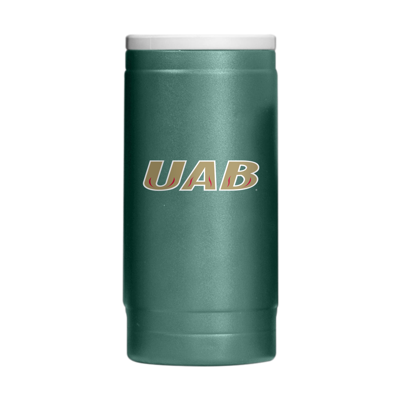 UAB 12oz Flipside Powder Coat Slim Can Coolie