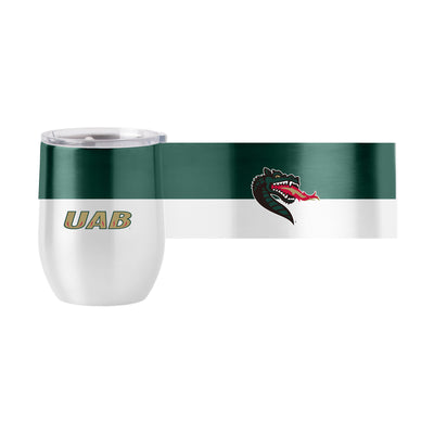 UAB 16oz Colorblock Stainless Curved Beverage
