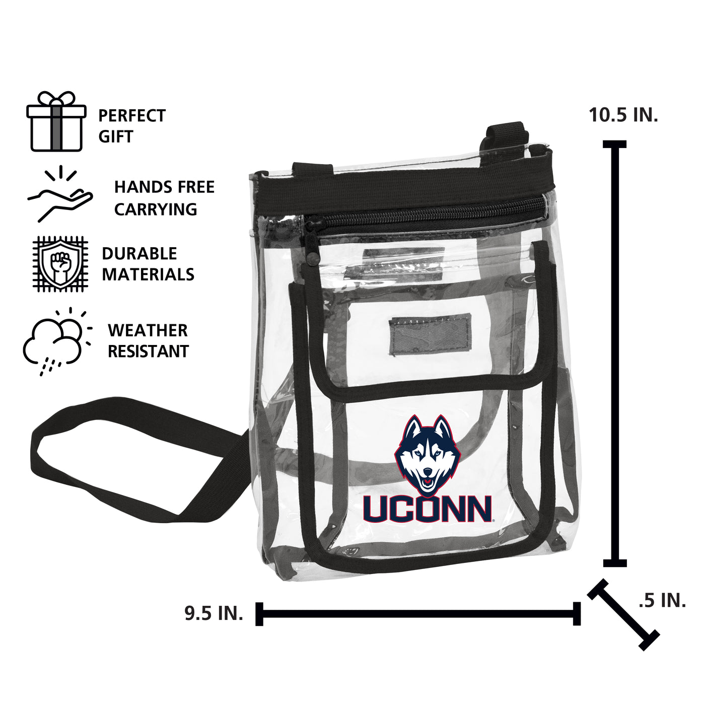 UConn Clear Crossbody