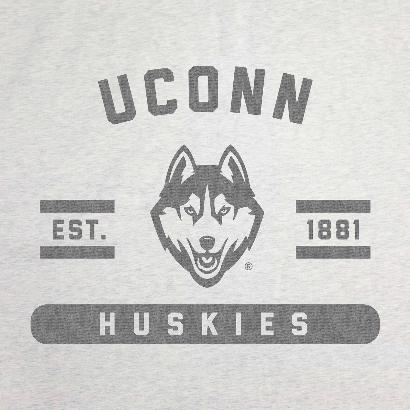 UConn Oatmeal Sweatshirt Blanket