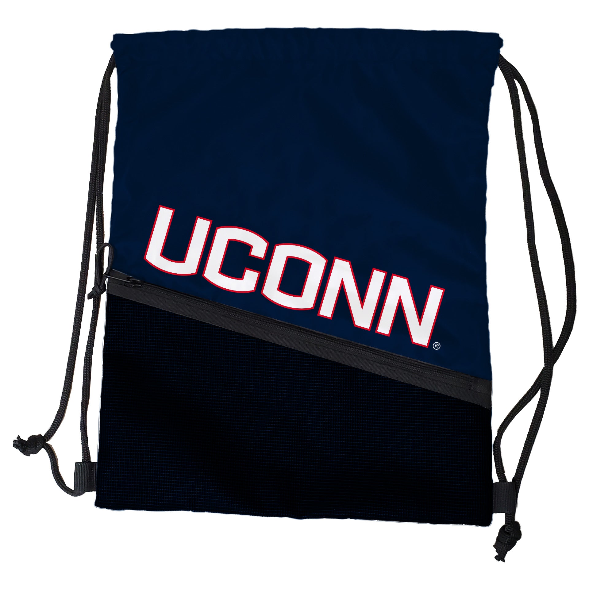 UConn Tilt Backsack | Lightweight, Water-Resistant Bag | Logo Brands