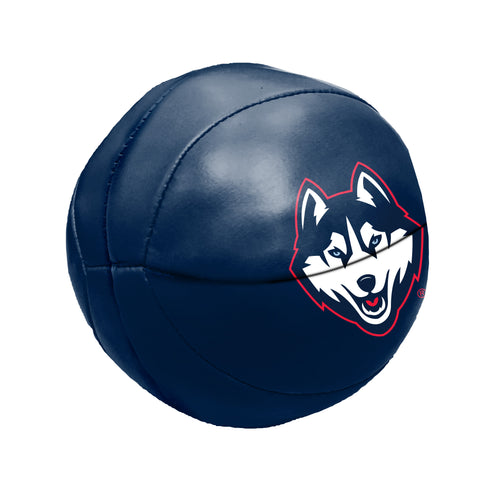 UConn Micro Soft Basketball by Logo Brands for recreation, featuring UConn logo and soft textured surface.