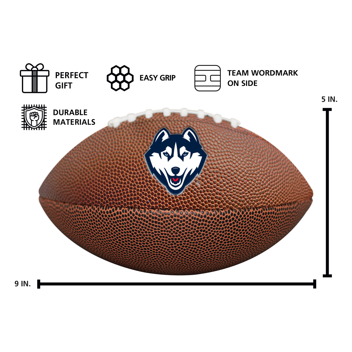 UConn Mini Size Composite Football