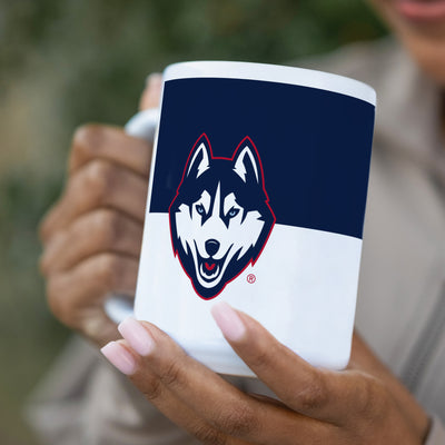 UConn 15oz Colorblock Sublimated Mug