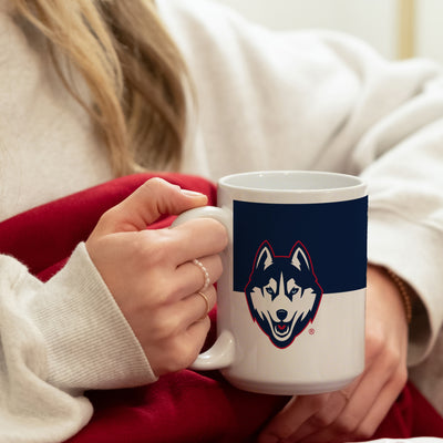 UConn 15oz Colorblock Sublimated Mug
