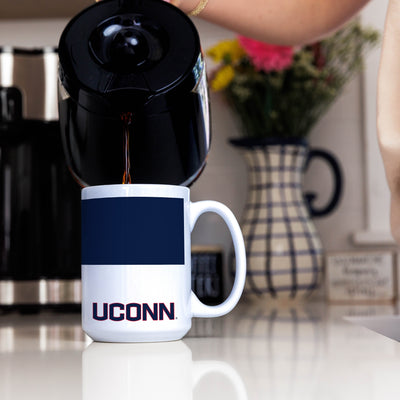 UConn 15oz Colorblock Sublimated Mug