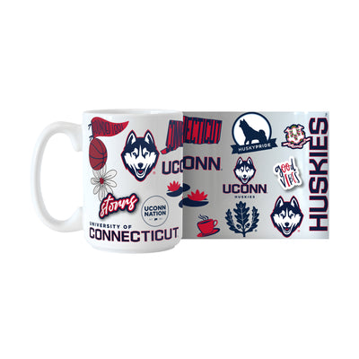 UConn 15oz Native Sublimated Mug