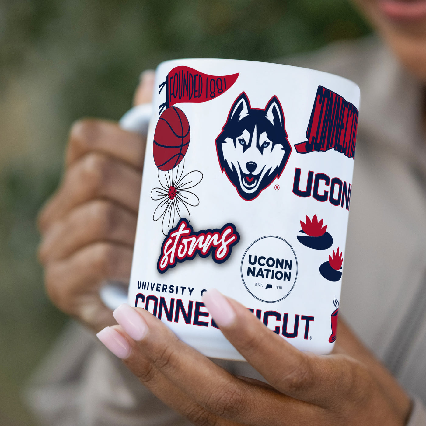 UConn 15oz Native Sublimated Mug