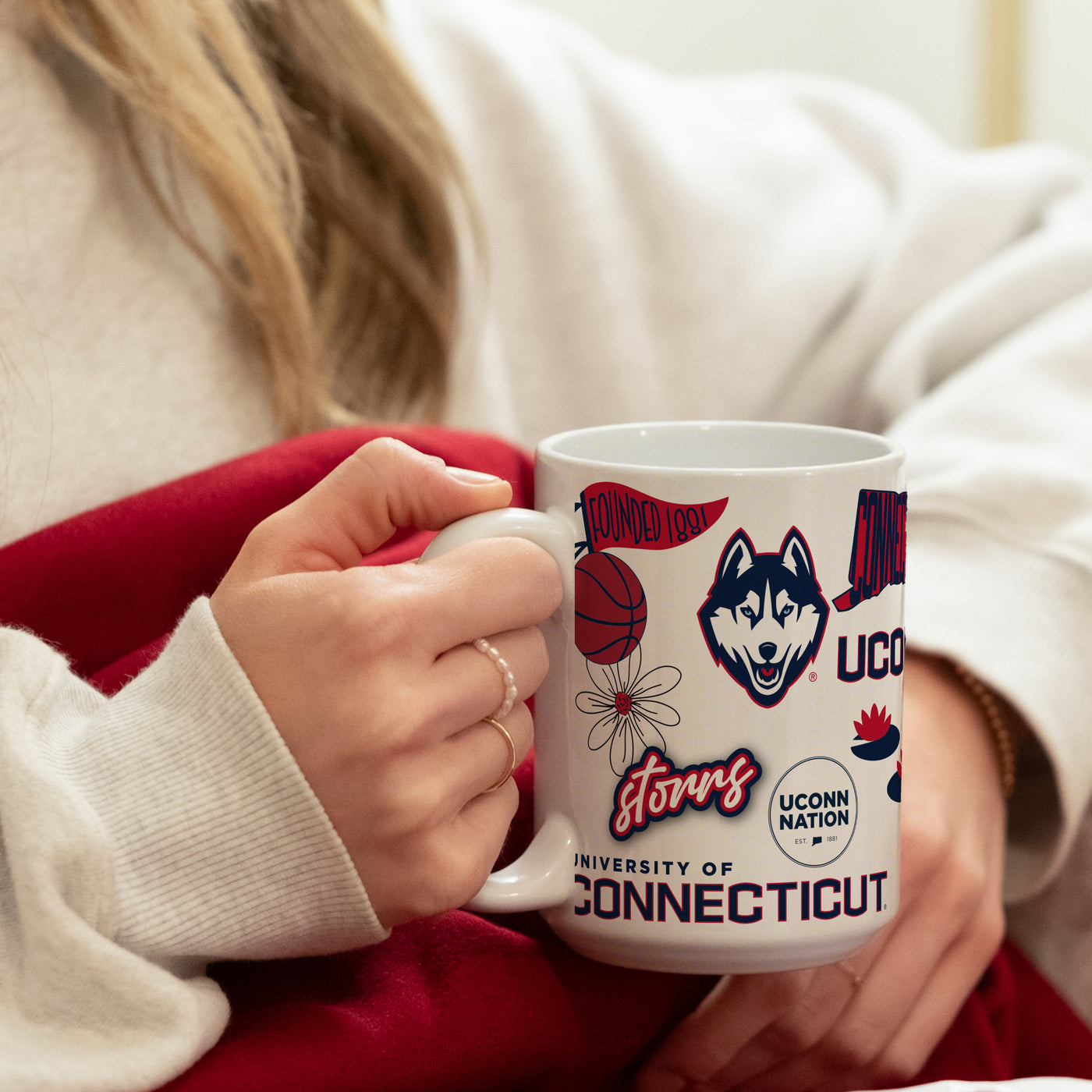 UConn 15oz Native Sublimated Mug